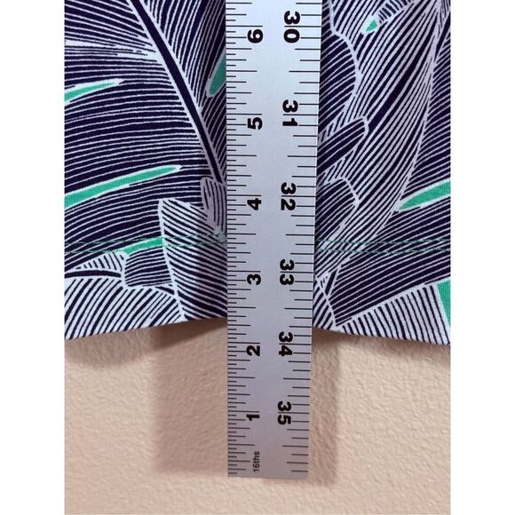 Tori Richard Tropical Hawaiian Palm Leaves Collared Short Sleeve Mini Dress XXS - Picture 8 of 10